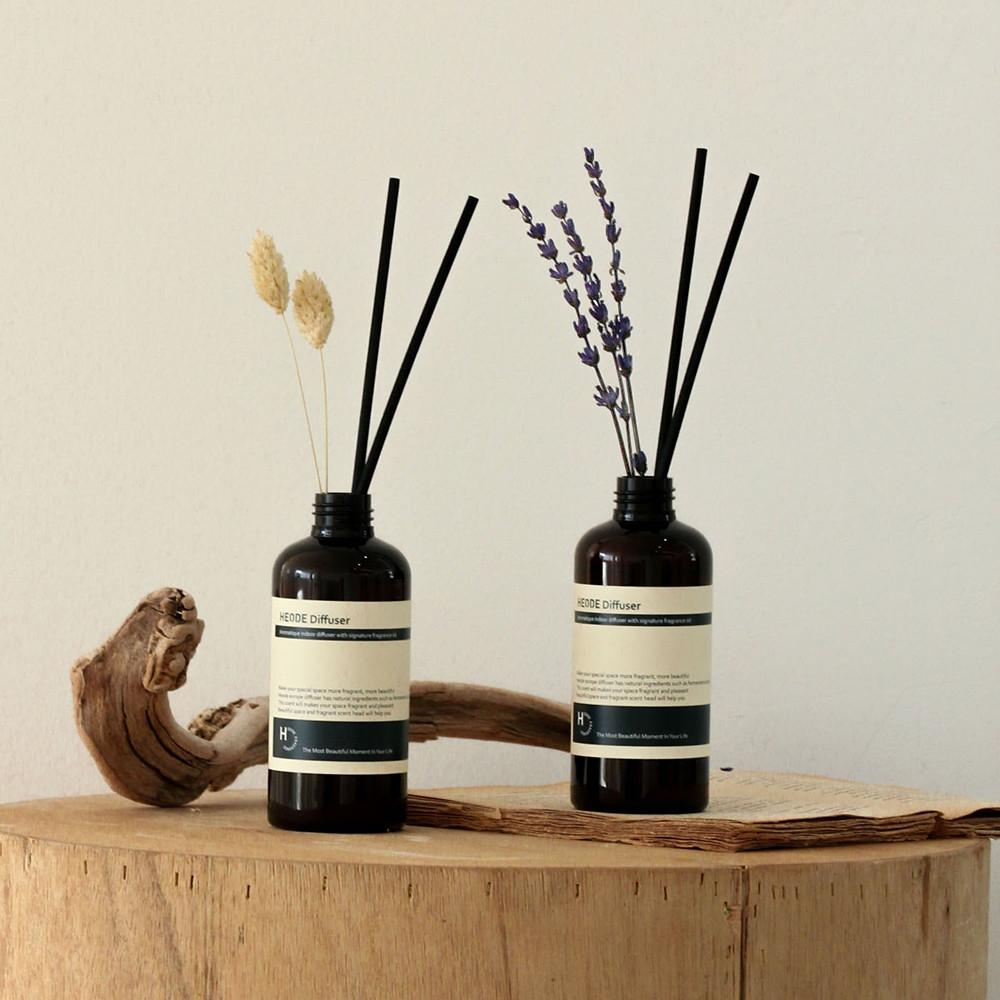 1+1 헤오드 클래식 실내 디퓨저 200ml 화장실 실내방향제 천연 집들이 선물