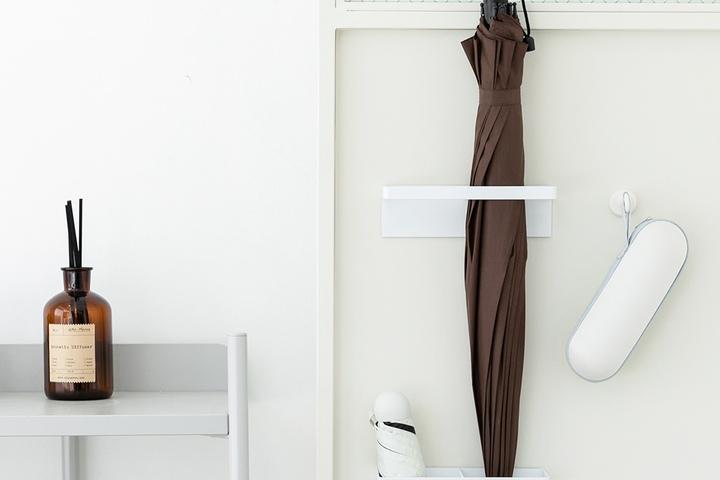 강력부착! 철제 현관 마그넷 우산꽂이/ 정리홀더 2colors