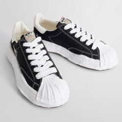 미하라 야스히로 22SS 블레이키 캔버스 스니커즈 블랙/화이트 A08FW735 BLACK