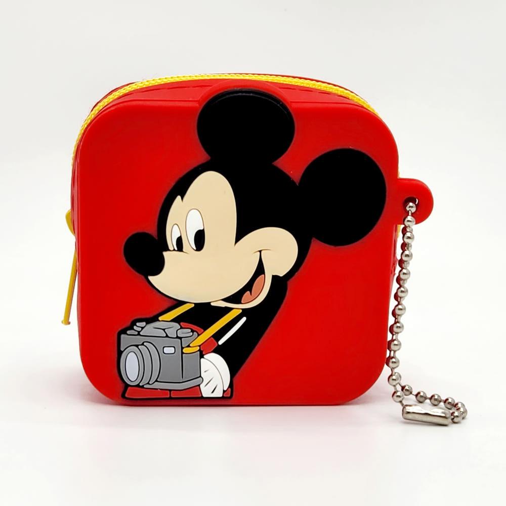 (빈티지새상품)디즈니 미키마우스 실리콘 동전지갑 케이스 파우치
