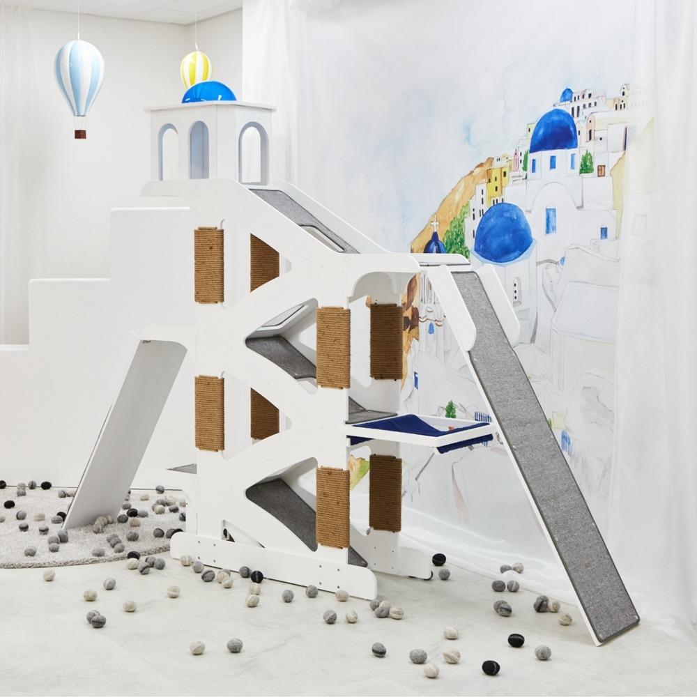 퍼르르펙트 산토리니 캣타워 언덕위의집 화이트