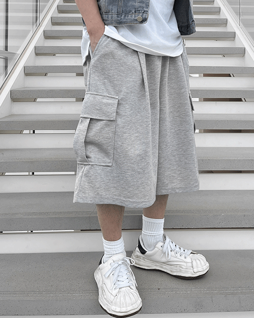 카고 핀턱 버뮤다 하프 팬츠 반바지 (2 color)