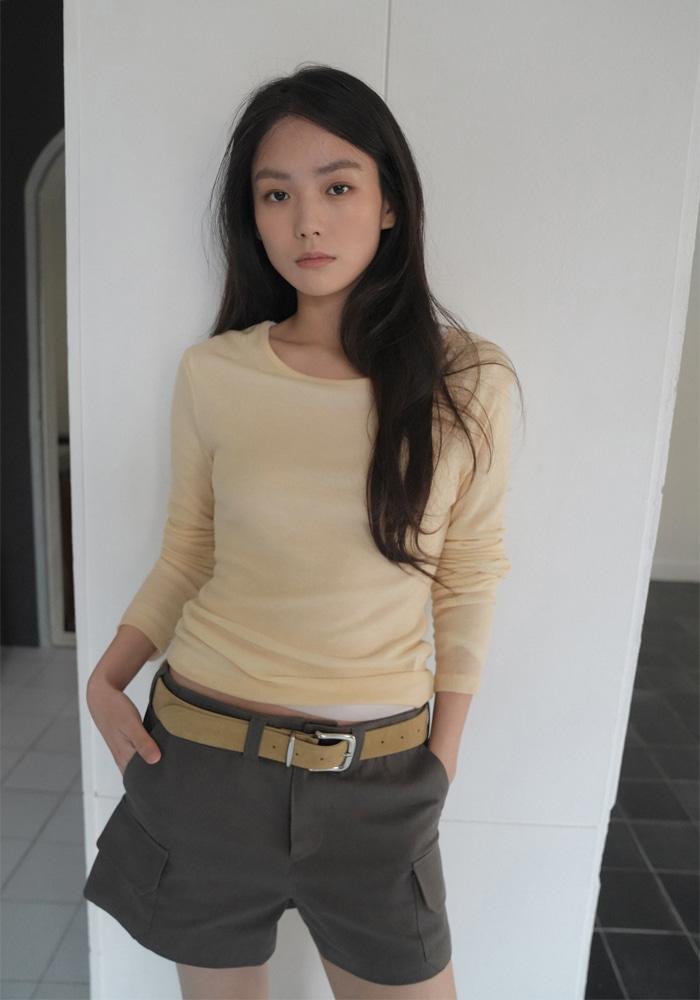 LAYERED T-SHIRT_YELLOW