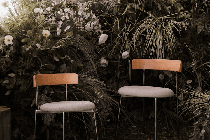 에디 엘라스트론 패브릭 인테리어 식탁 의자 5colors 1+1