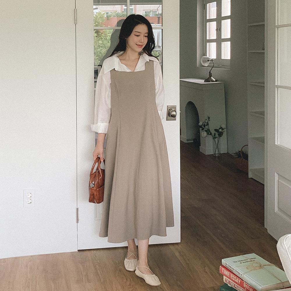 기프리 빅사이즈 스퀘어 원피스