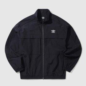 엄브로바람막이 KQF UP121CJK17-BLK 우븐립 하이브리드 스탠넥 바람막이 웜업 자켓 / BLK