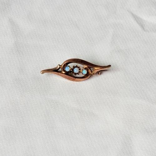 8K  리얼앤틱 천연 오팔 브로치