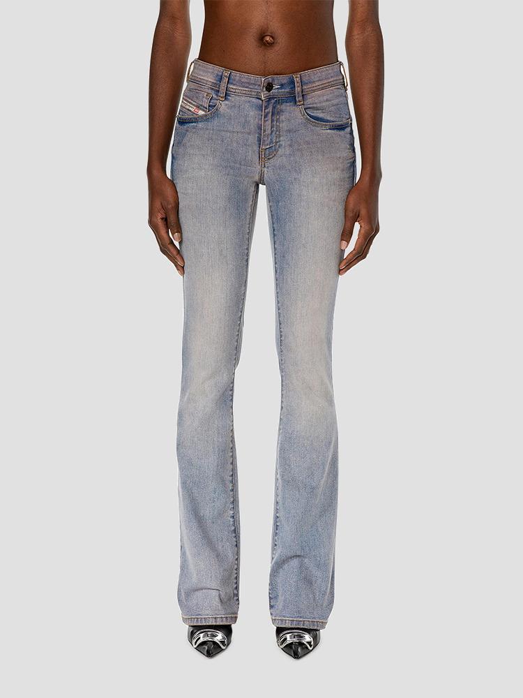 디젤(DIESEL) 그레이 에비 플레어 팬츠 A110030PFAT33K