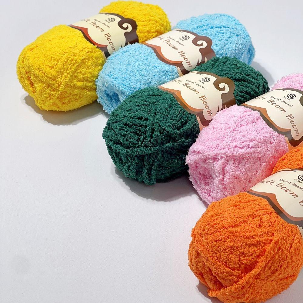 [바토니팅] 수면실 소프트붐붐 수면사실 부드러운 아기목도리실 쁘띠 코바늘목도리실