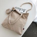 [당일발송]5col 코듀로이 빅사이즈 골덴 노트북 에어팟 미니파우치 여행 쇼퍼 수납 겨울가방 후리스 패딩룩 보부상가방 추천 에코백- FA827