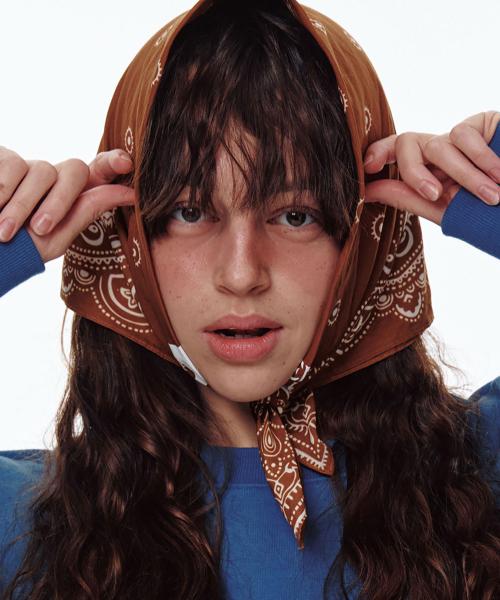 CENTAUR PAISLEY BANDANA_BROWN