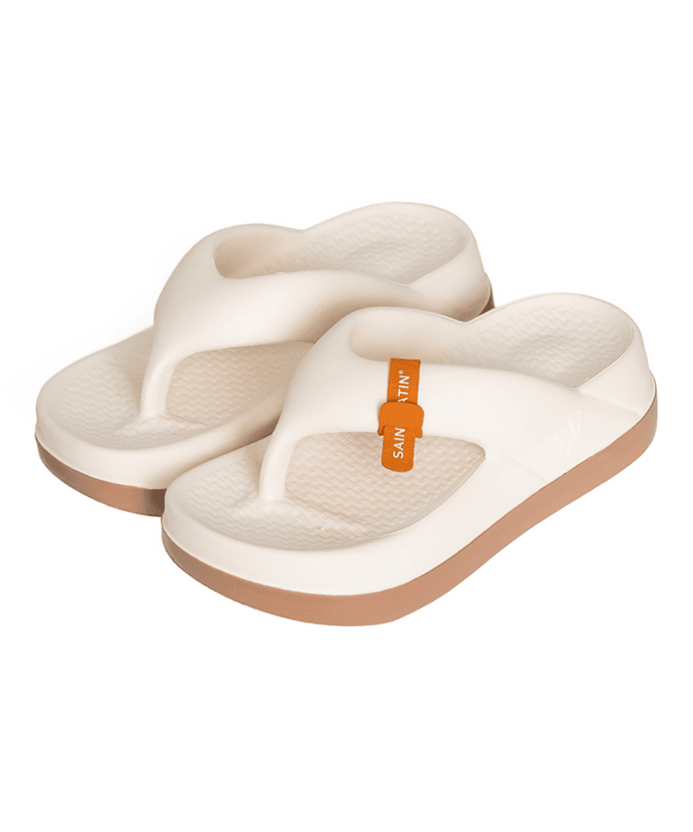 버블 플랫폼 6cm 통굽 배색 쪼리 플립플랍 3color