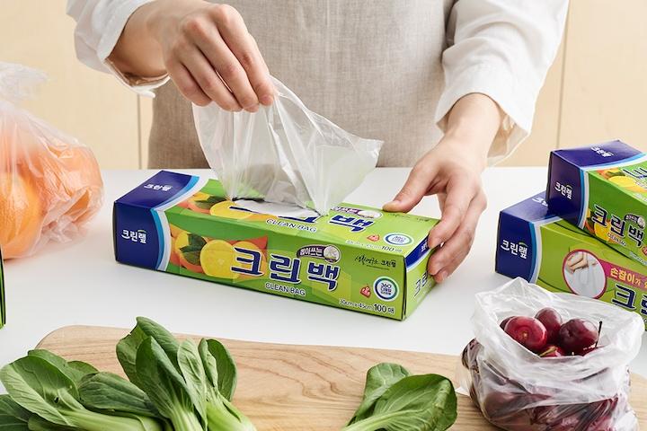 뽑아쓰는 위생장갑 500매 외 주방 소모품 랩/지퍼백/종이호일 외