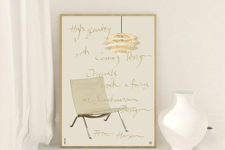 베이지 미드센츄리 모던 인테리어 포스터 디자이너 가구 카페 전시 액자 / BEIGE MID