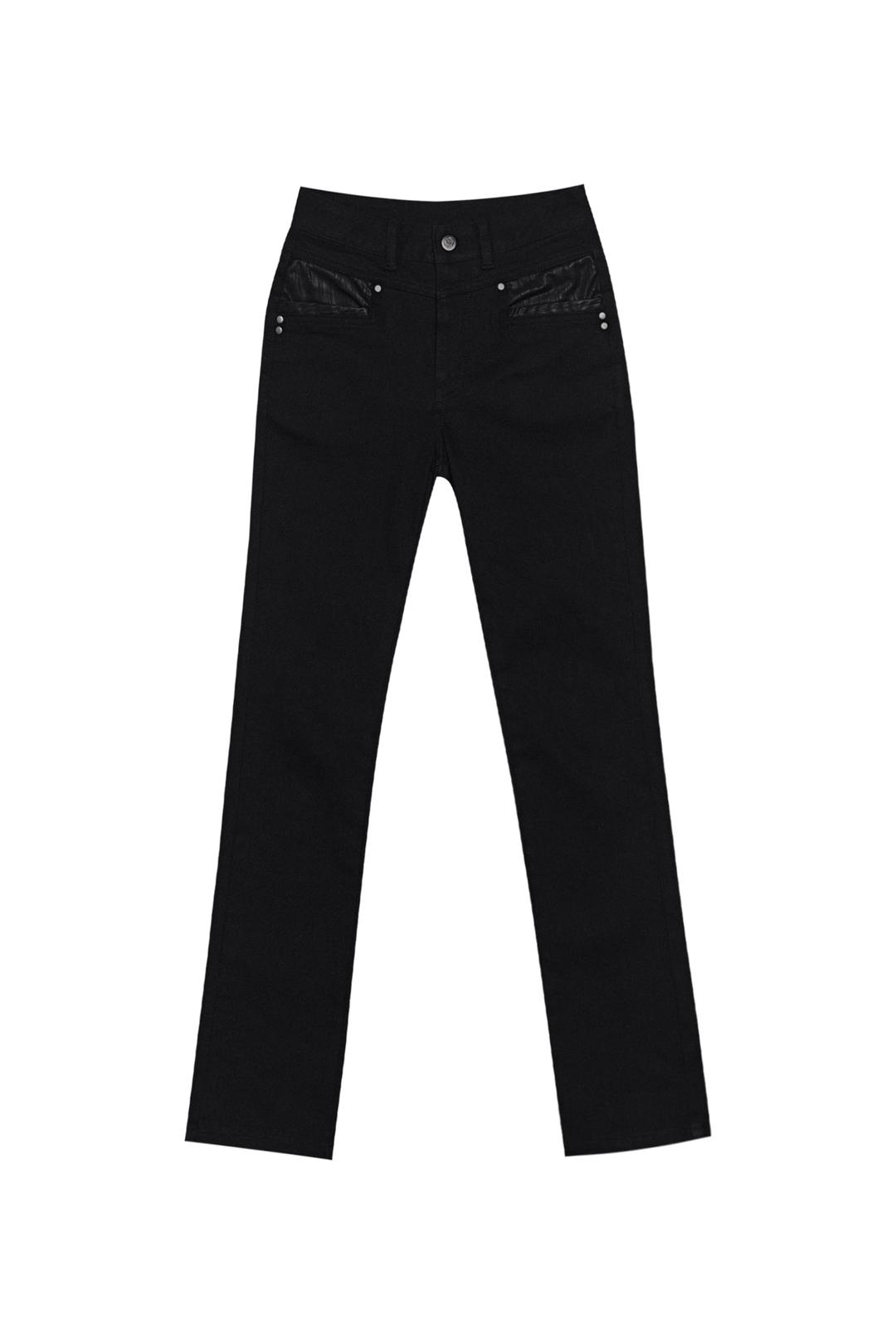 BLACK ROSE STRAIGHT JEAN - 달링유어배드