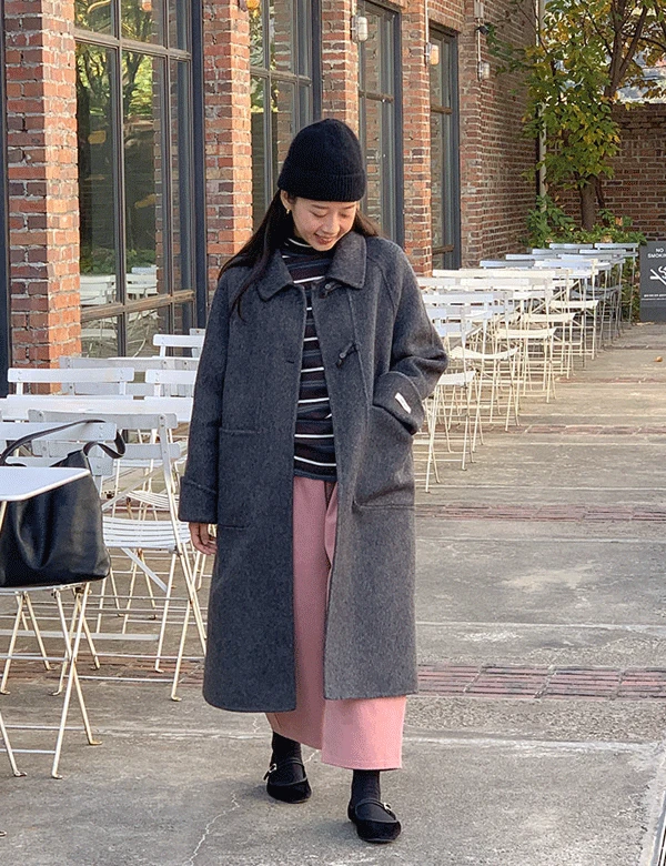 [MD추천] 엘마 울 핸드메이드 코트 3color *울70