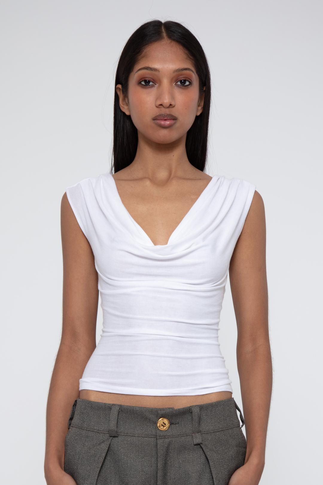 The Veil Top - WHITE (MADE TO ORDER) - UK6 / White