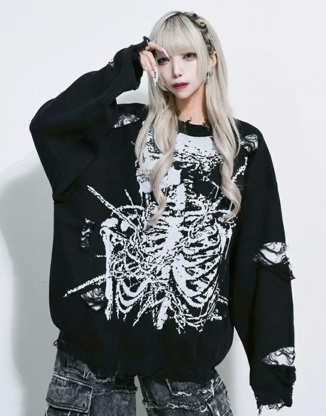 ILILIL ililil【イルイルイル】地雷ちゃんの覗かせクロスリブ