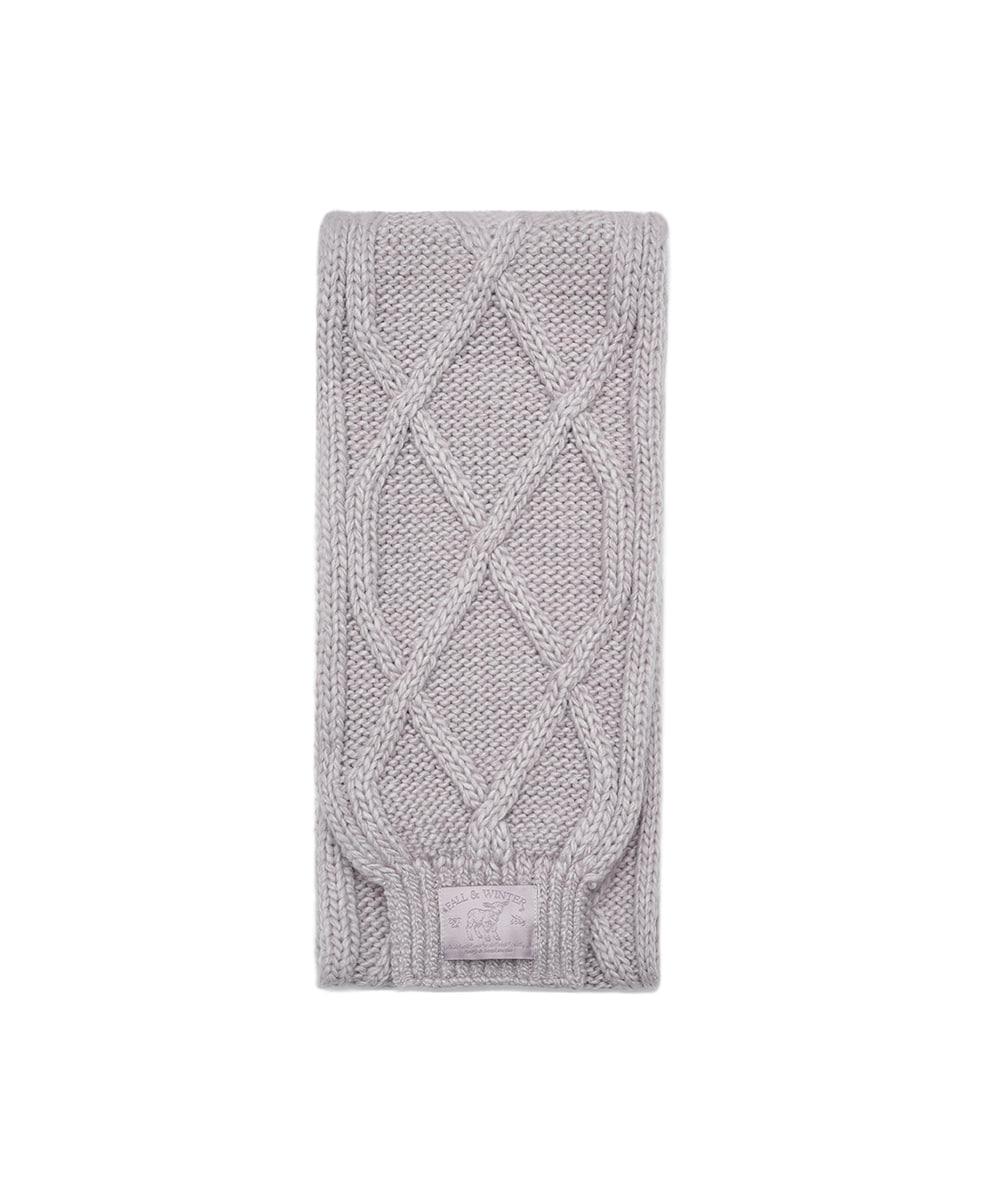 [NEW 10%] DIAMOND CABLE SCARF - LAVENDER