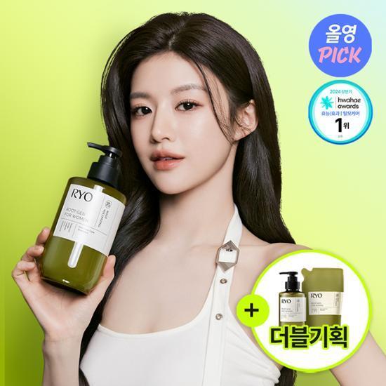 [1+1] 려 루트젠 여성맞춤 볼륨 탈모증상케어 샴푸 353ml 더블기획
