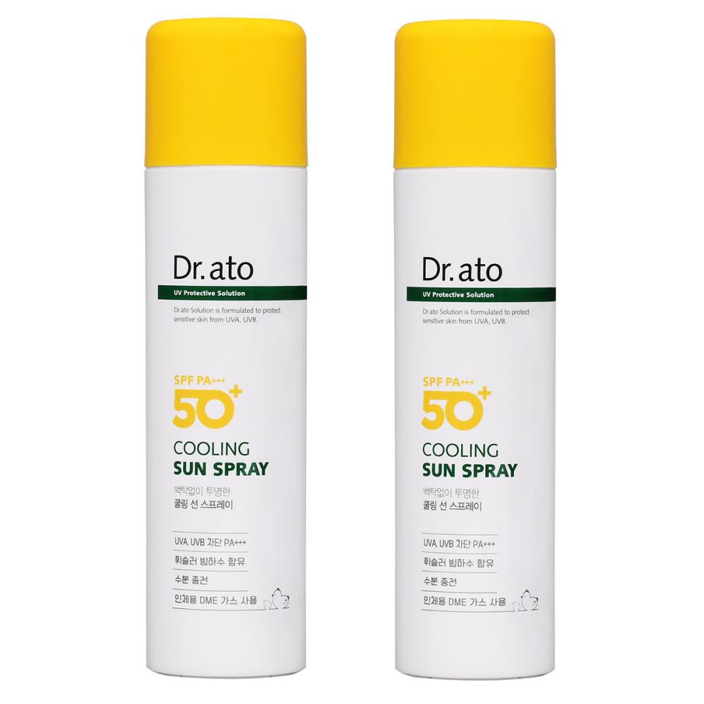 1+1 닥터 아토 쿨링 선 스프레이 150ml 2개 바디 뿌리는 썬스프레이 골프 등산