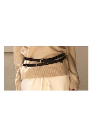 long eyelet belt (2color)