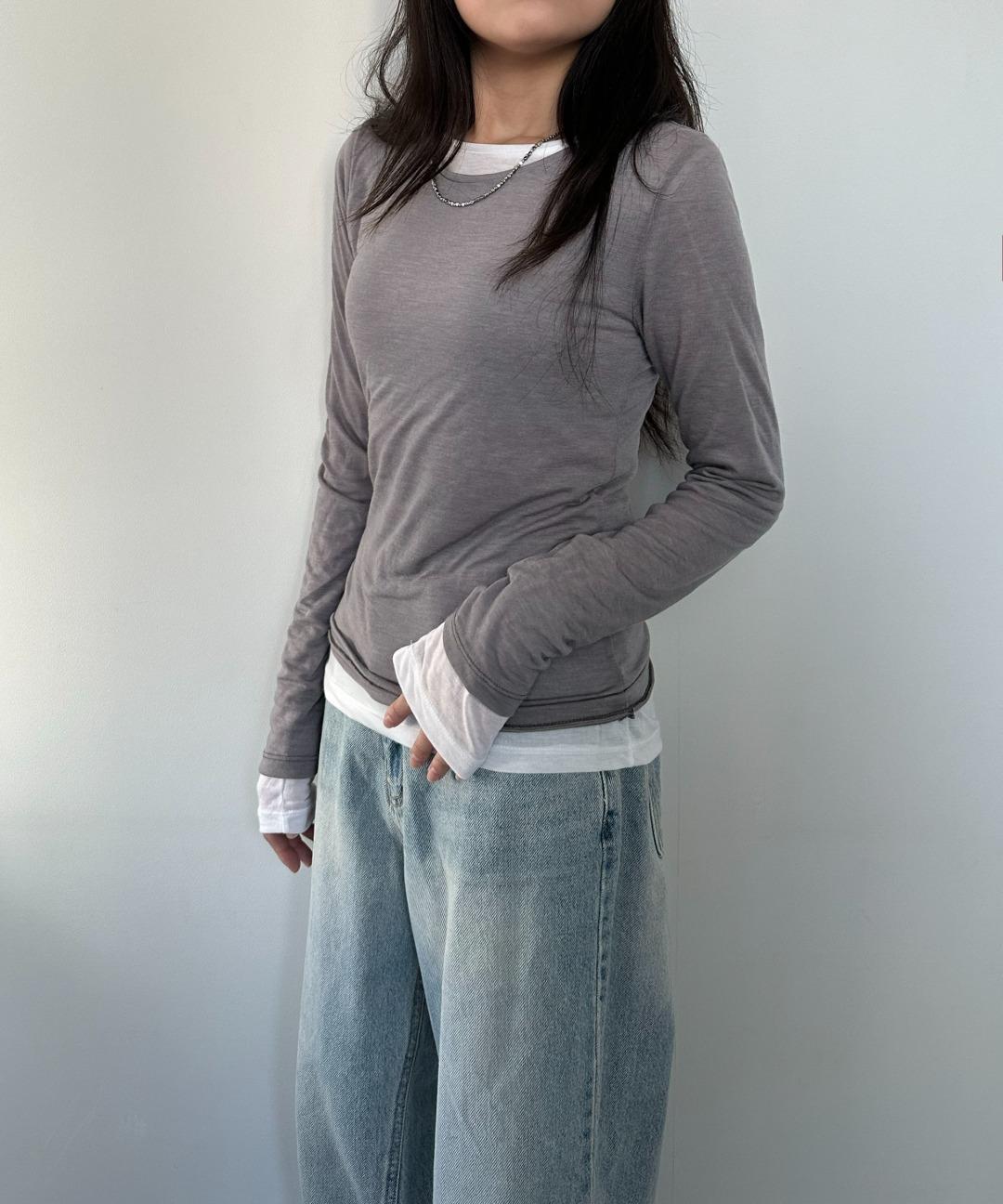 니콜 텐셀 티셔츠 (3color)