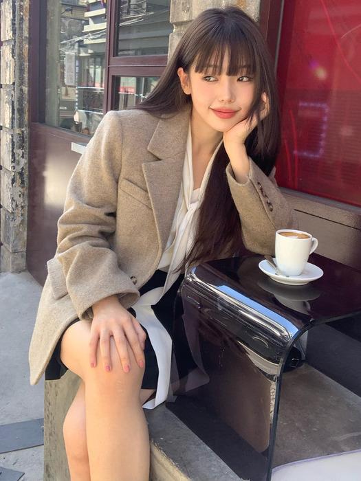 Oversized Wool Tailored Jacket
