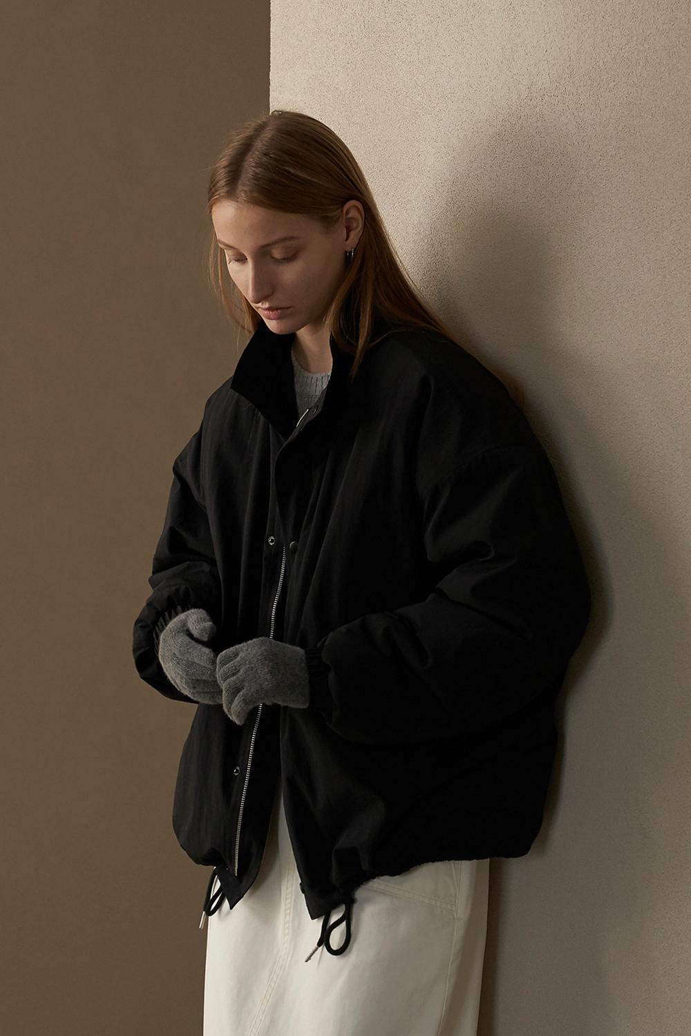 M1965 오버핏 필드 숏 점퍼_Black