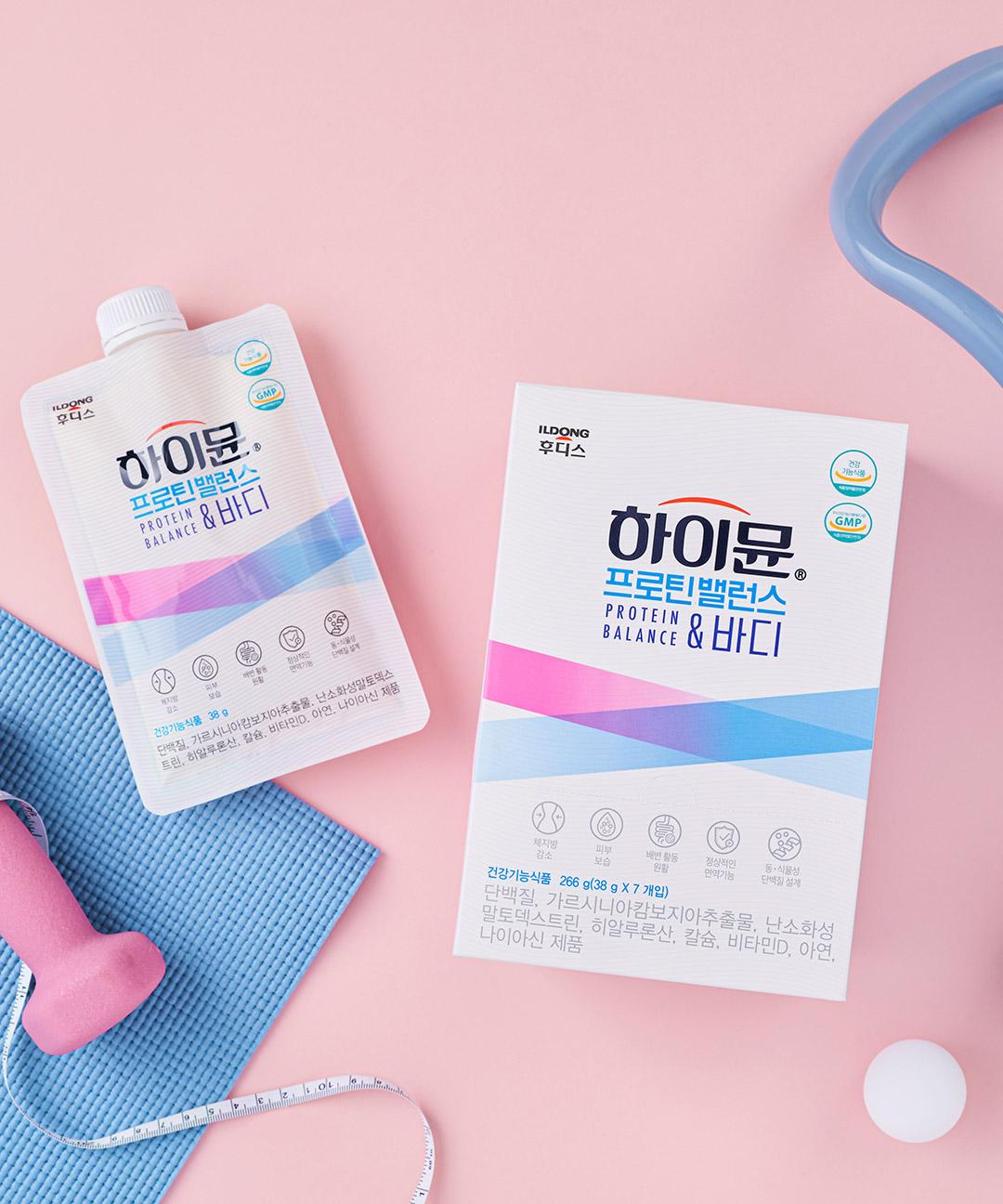 [7개] 곡물맛 단백질 20g 하이뮨 프로틴 밸런스 앤 바디 파우치 1박스