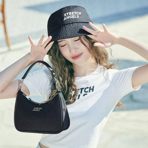 리사이클 나일론 시티 호보백_블랙(SWCR00514-BKS)