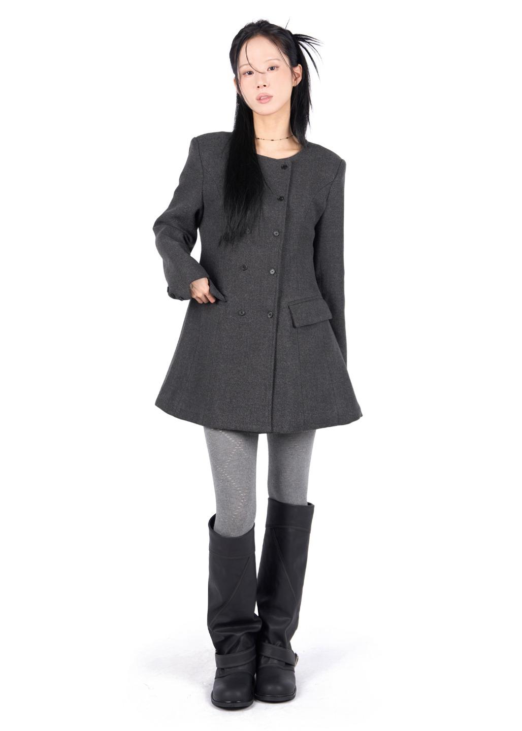 릿킴 SWAN FLARE DOUBLE COAT