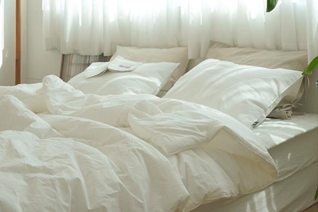 뮤즈 순면 고밀도 바이오워싱 호텔침구 여름/간절기 차렵이불 세트 SS/Q/LK