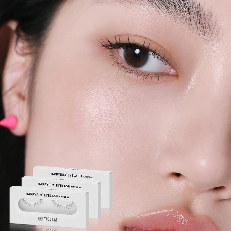 [꼬리속눈썹][3팩6쌍]해피림 아이래쉬 포인트 테일