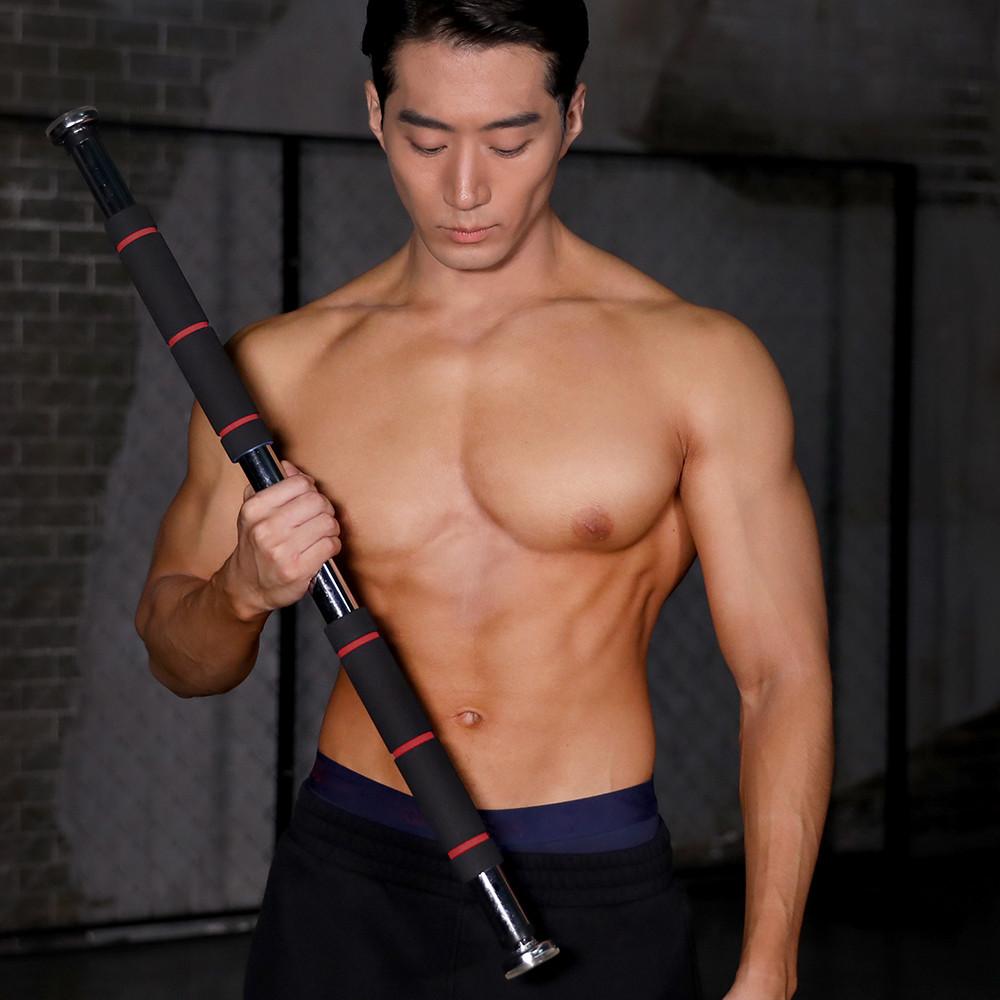 멜킨 문틀 철봉 가정용 풀업바 실내 방문 턱걸이 운동기구 프리미엄 단축 레드 홈트 도어짐