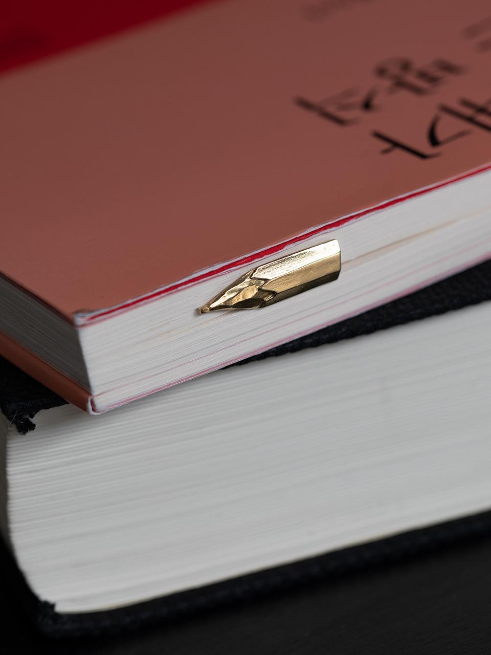 BRASS PENCIL BOOKMARK