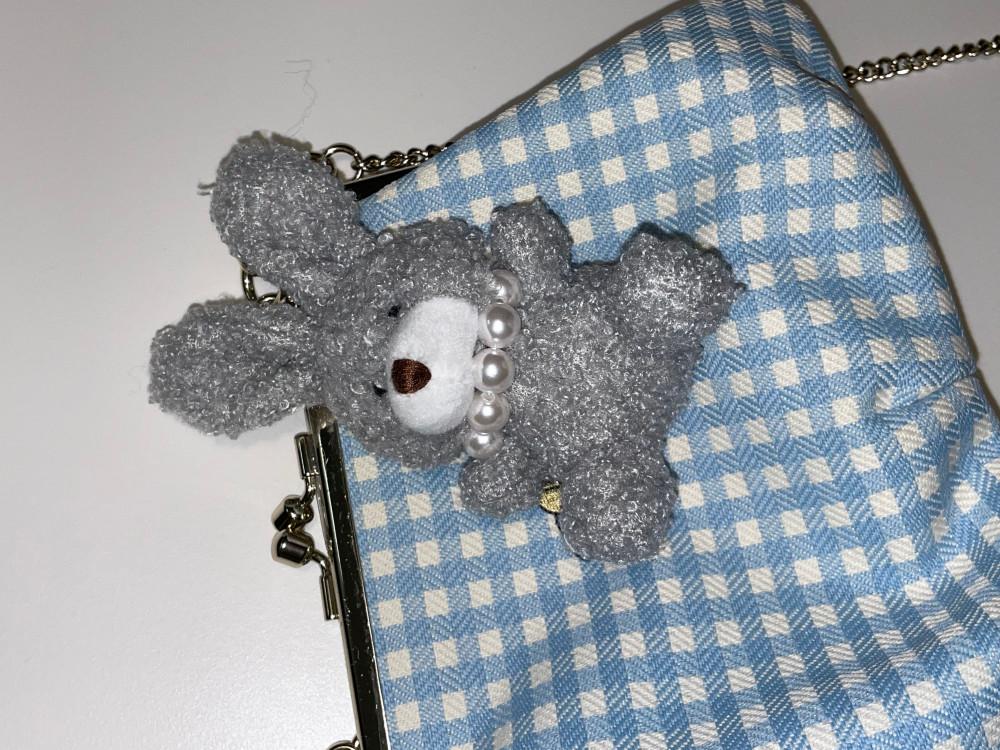 가방 키링 토끼 자동차 열쇠고리 레빗 귀여운 키홀더