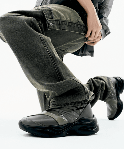 오호스(OJOS)  Strap Toe Sneakers / Stone Brown - 사이즈 & 후기 | 무신사