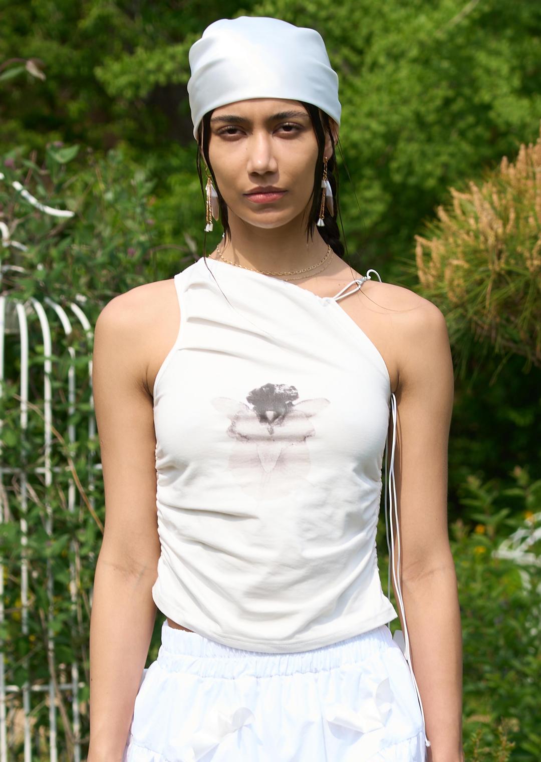 5.26 순차발송 STRING FLOWER TOP (WHITE)