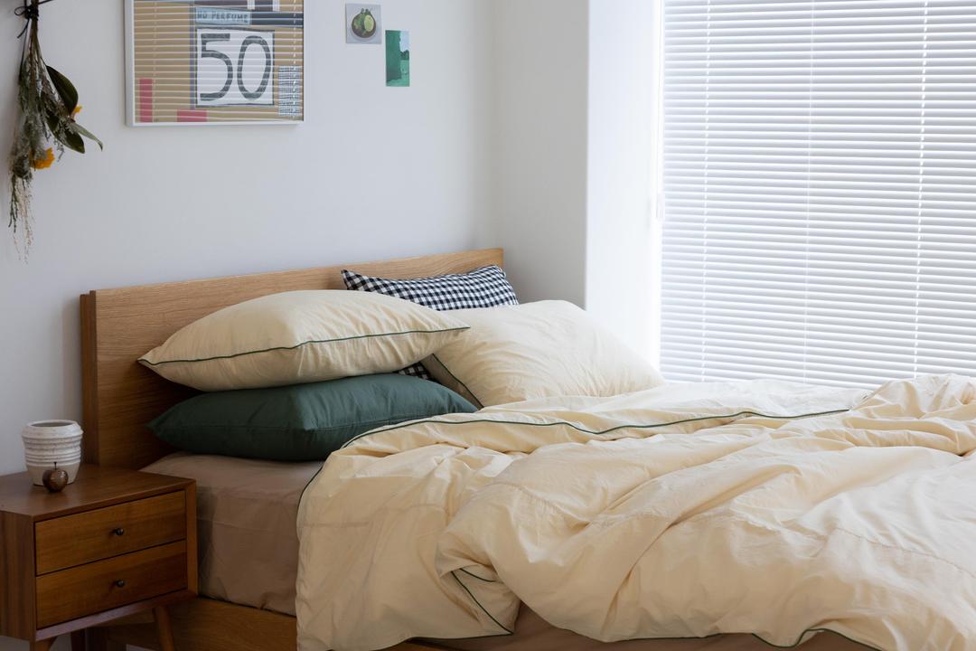 사브르 100수 고밀도 이불커버 Lemon Butter