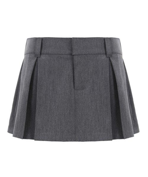 MICRO SKIRT IN GREY(플리츠 미니 스커트)