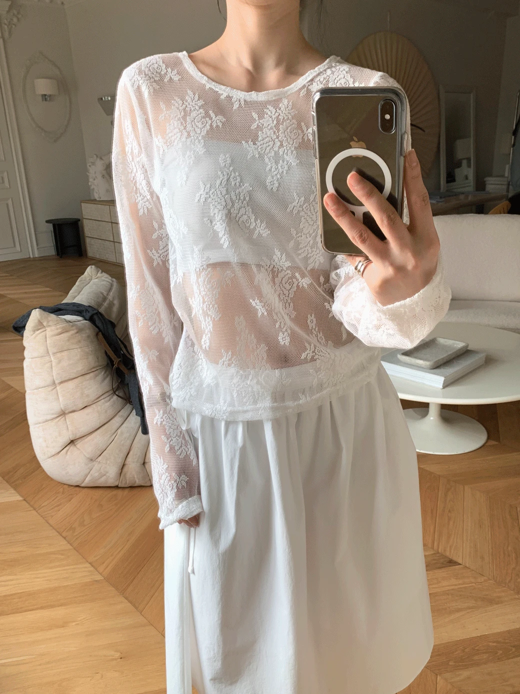 DB. Blossi Floral Sheer Tee