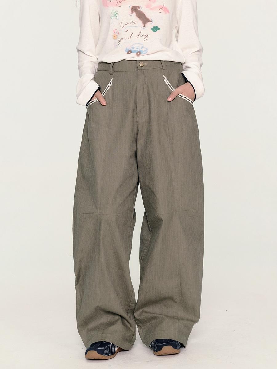 AMWEIRD Green Trail Curved Blade Pants