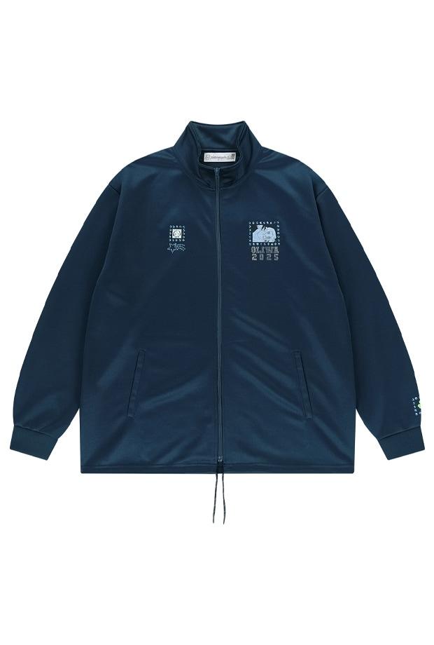 (navy) oliwa 2025 angel track jacket-RASPBERRYPIE