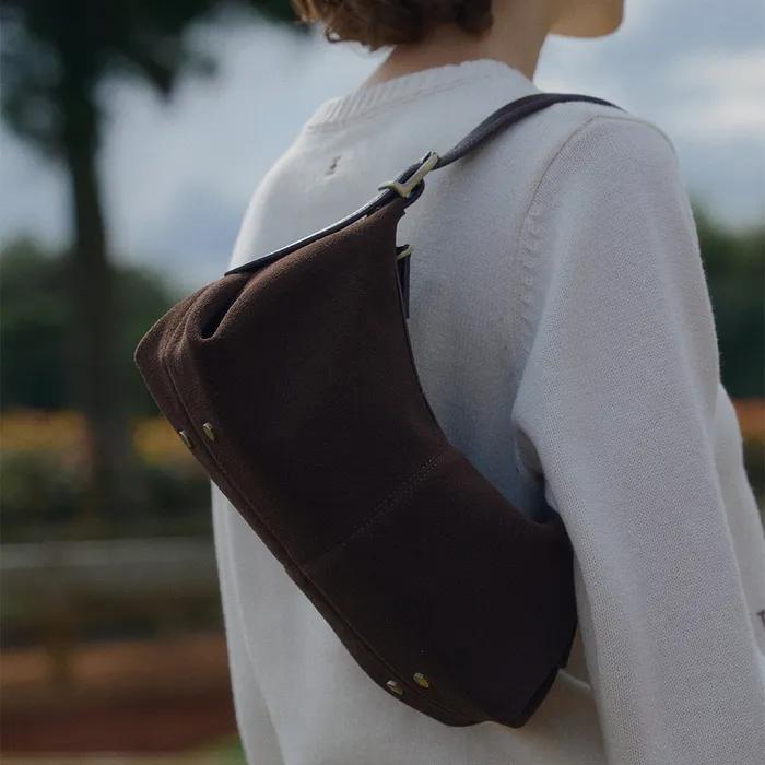 MINI BATEAU BAG - SUEDE [2COLOR]