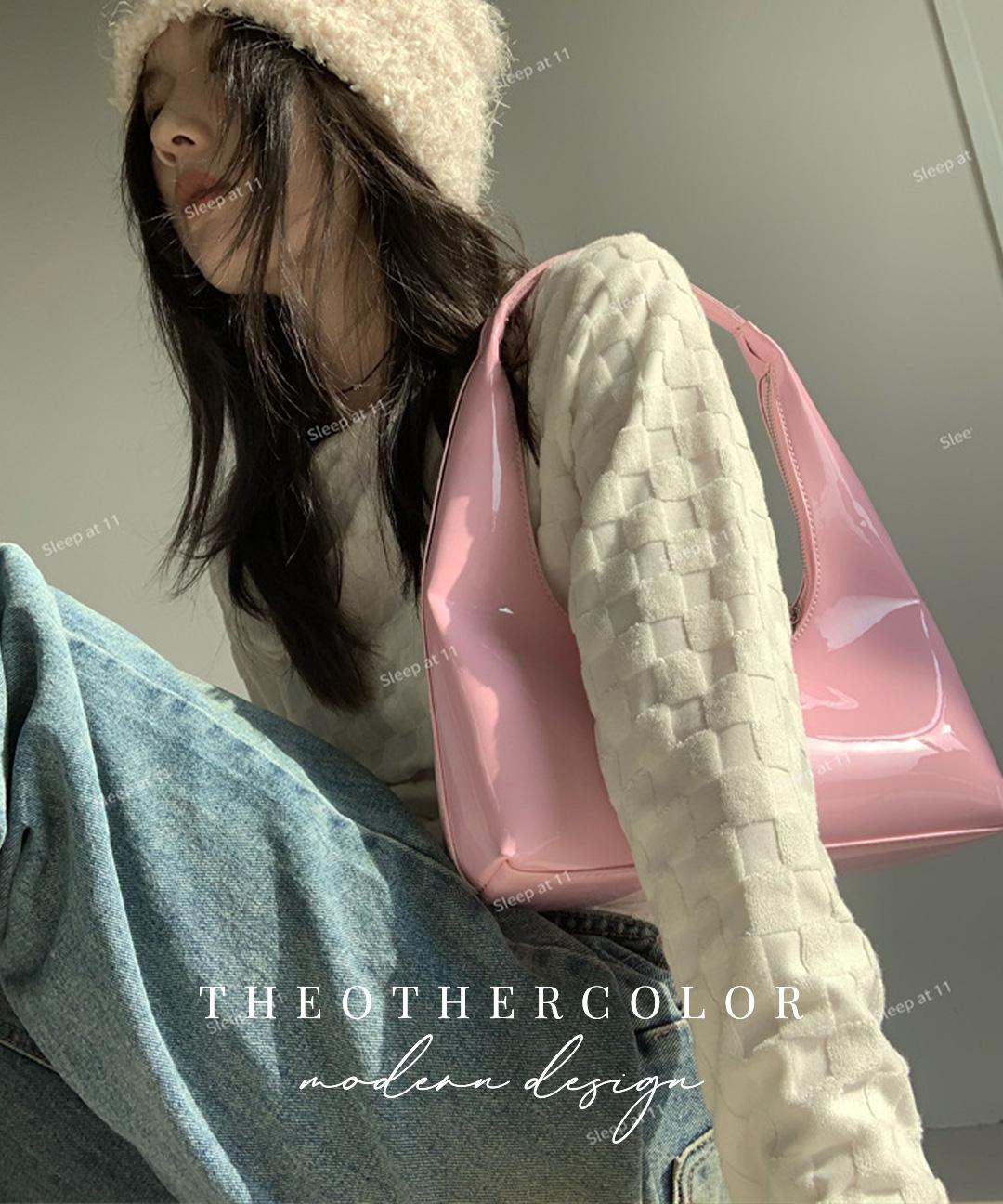 [당일배송 🚚] 미니 스퀘어 애나멜 호보백