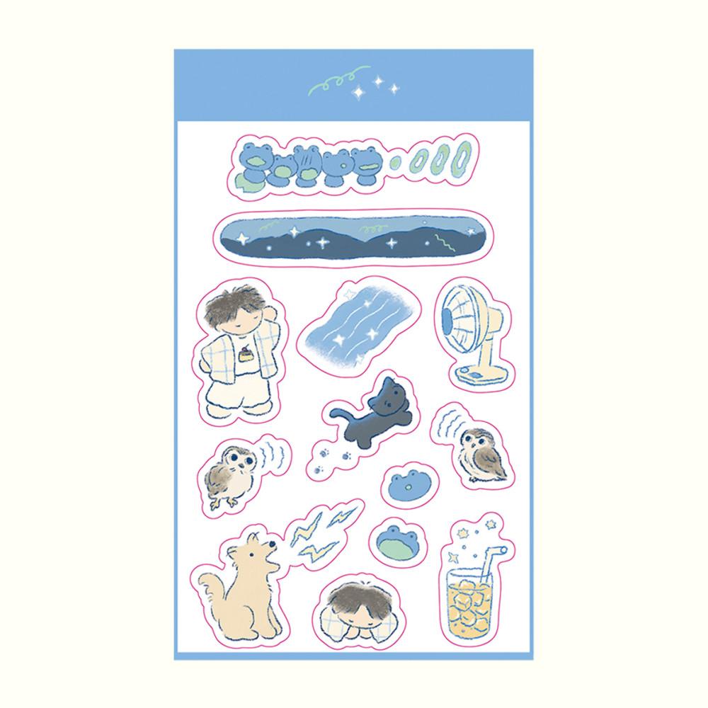 [하미네] 여름밤 소리 스티커