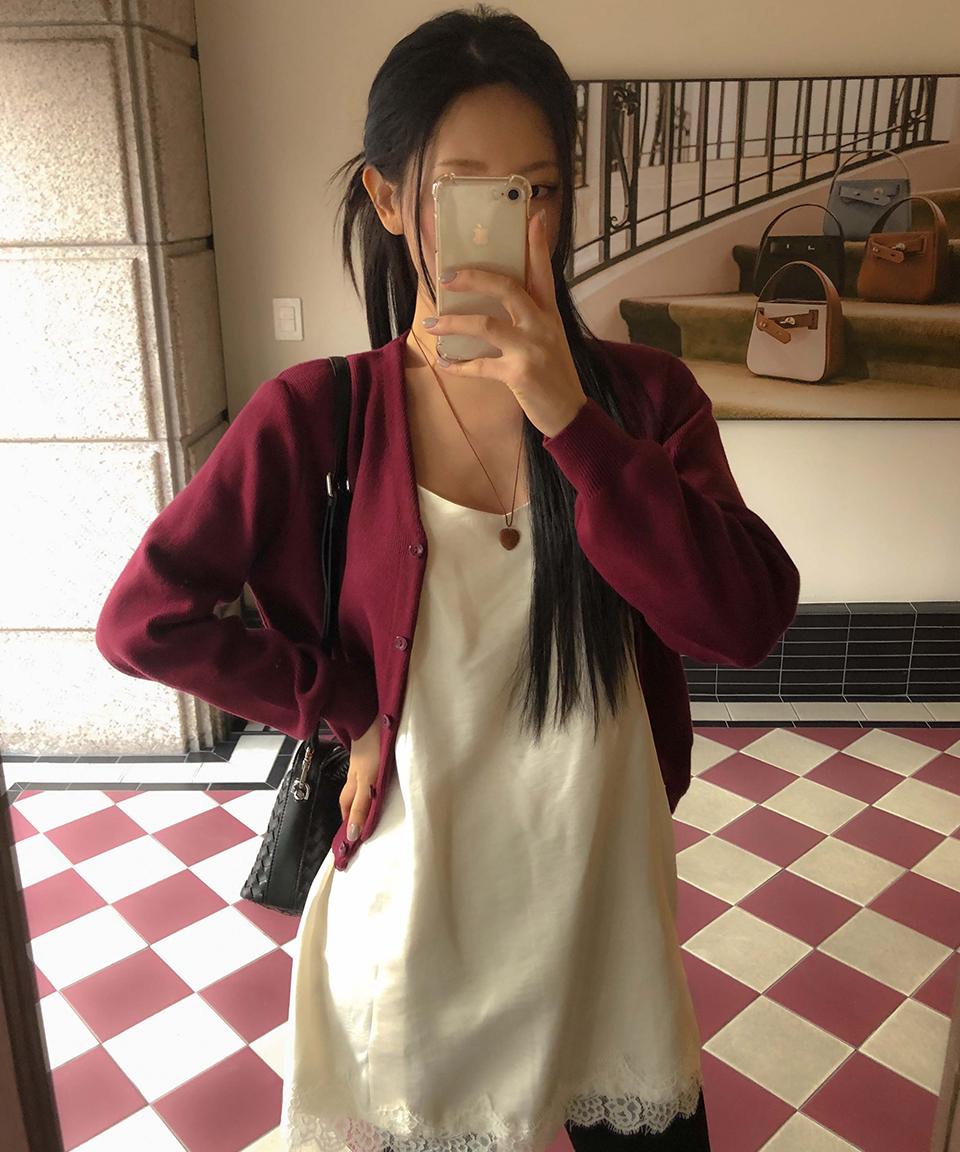 니스휴 [5천장돌파][란제리코어/새틴]주디 레이스 미니 원피스 1color / 봄 레이어드 하객룩 뷔스티에 나시 휴양지 민소매 파티 키작녀 슬림 이너 끈 꾸안꾸 ops 숏 슬리브리스