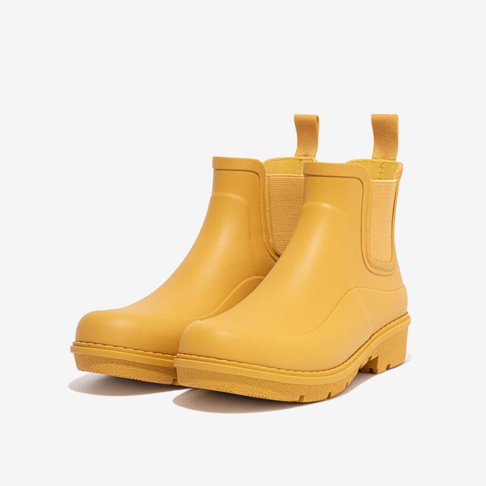 핏플랍 원더웰리 여성 첼시 부츠 장화 라이트 옐로우