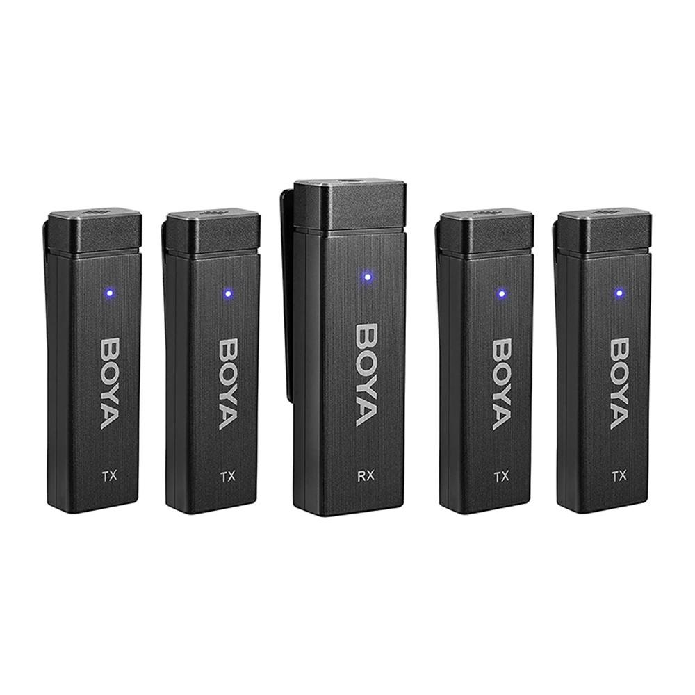 보야 BY-W4 2.4G 4채널 무선마이크 (수신기1/송신기4)